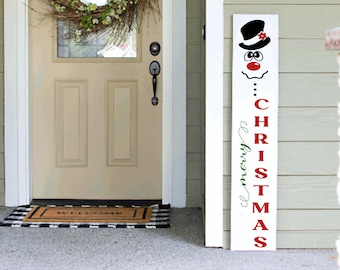 Merry Christmas Porch Leaner Sigh | 4ft 5ft 6ft Porch Leaner