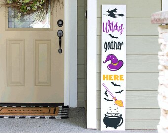 Halloween Porch Sign 4ft 5ft 6ft Porch Sign