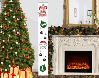 Dog Stocking Hanger|Stocking Holder|Stocking Hook|Vertical Stocking Hanger|No Mantel Stocking Hanger|Leaning Stocking Hanger Holder