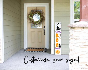 Halloween Tall Porch Sign | Holiday Porch Sign | Tall Porch Sign | Halloween Porch Sign |