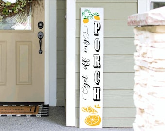 Funny Porch Sign | UnWelcome Porch Sign | Spring Welcome Sign | 4ft 5ft 6ft Porch Sign