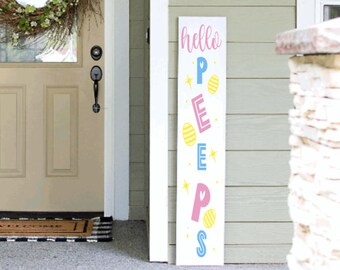 Easter Welcome Porch Sign | 4ft 5ft 6ft Porch Sign