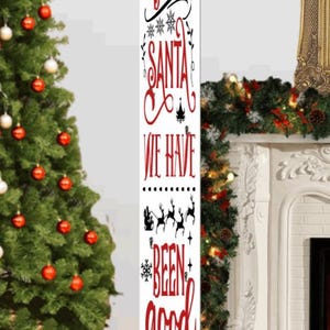 手作りのクリスマス縦型ストッキングホルダー：クリスマスデコレーション