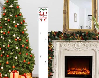 Personalized Christmas Stocking Hanger|Stocking Holder|Vertical Stocking Hanger|No Mantel Stocking Hanger|Leaning Stocking Hanger Holder