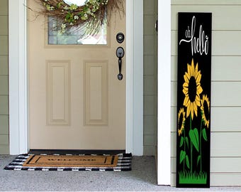 Sunflower Porch Leaner