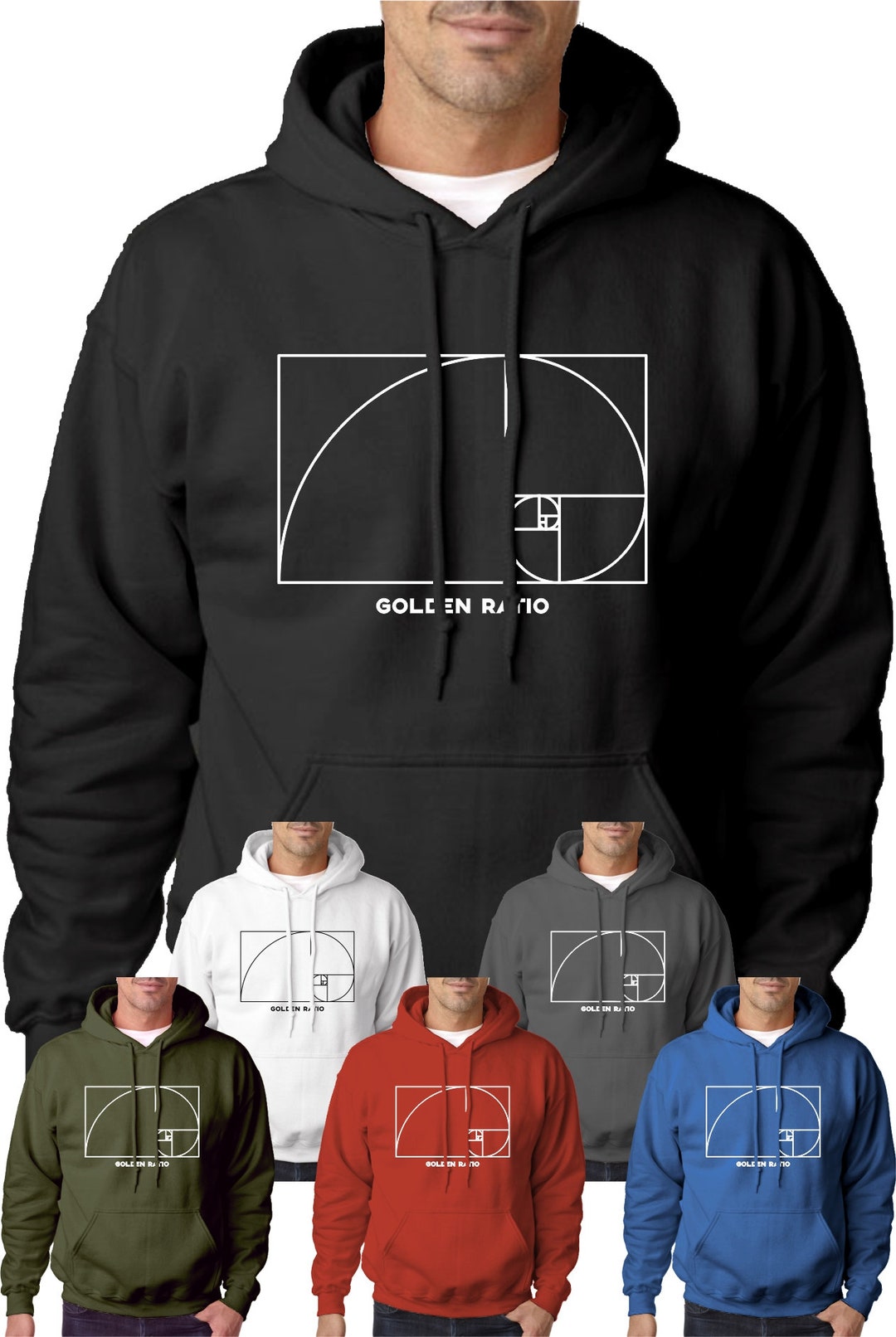 Golden ratio hoodie Clearance