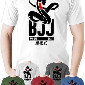Black Mamba Brazilian Jiu Jitsu T-Shirt Clothing Martial Arts BJJ UFC MMA Tee