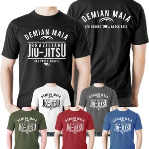 Brazilian Jiu Jitsu Demian Maia T-Shirt Martial Arts BJJ UFC MMA Tee Clothing