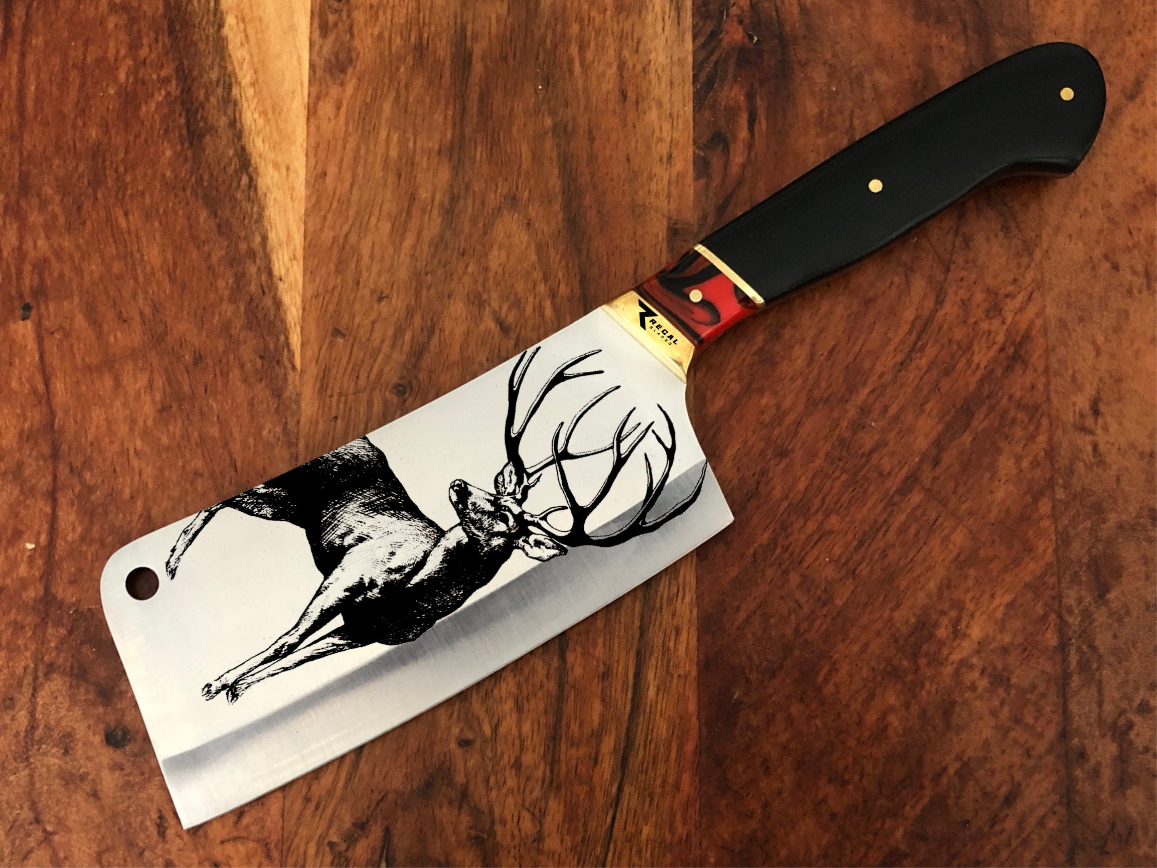 Beautiful Handmade 'Hera' Meat Cleaver Knife Laser Etsy
