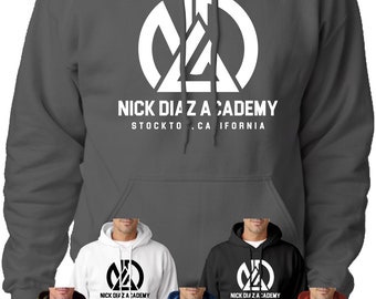 Nick Diaz Academy Hoodie MMA Jiu Jitsu BJJ Martial Arts UFC Grappling Hoody Team