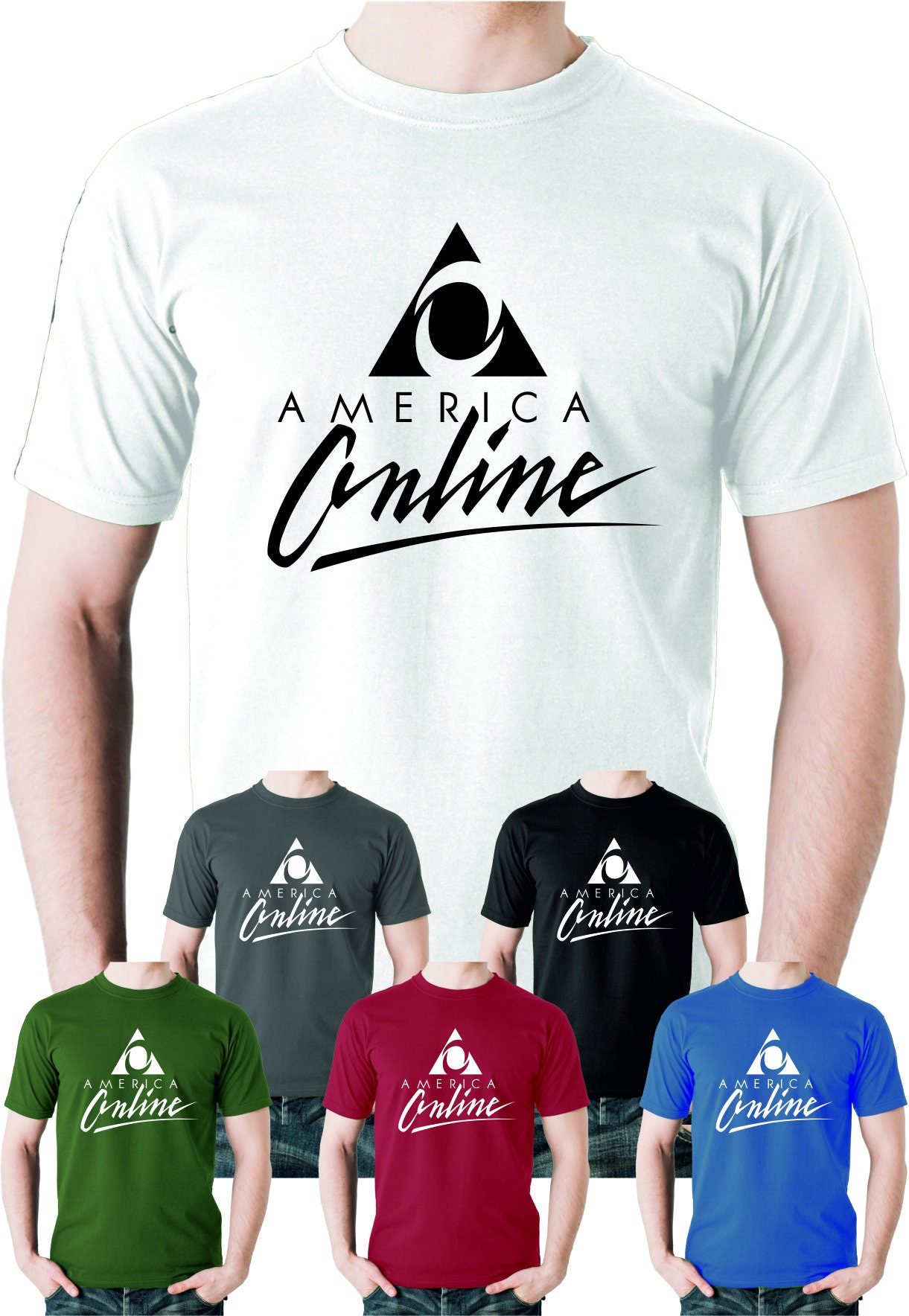 America Online Shirt Etsy