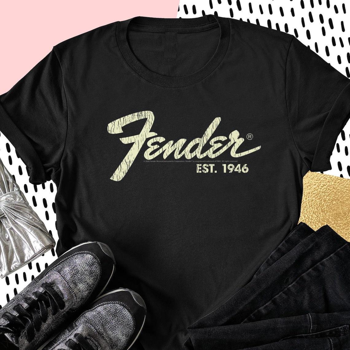 Fender Classic Fender Est 1946 shirt gift women men_7_6a Etsy