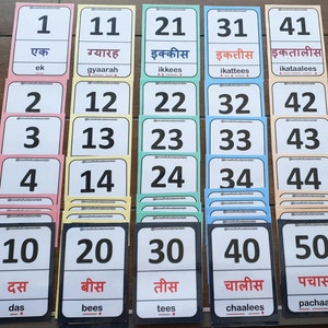 hindi numbers 1 to 20 hindi counting numbers 1 20 etsy