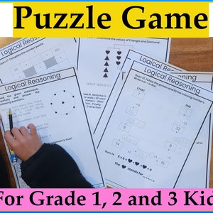 Logic Puzzles | Problem Solving | Math Worksheets for Grade 1 Grade 2 ...