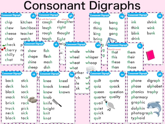 Consonant Blends, Digraph, Phonics Reading, Sight Words, L-blends, R-blend, Homeschool Phonics, Beginning Consonant Digraph, Phonics Sounds - Etsy Consonant Blends, Digraph, Phonics Reading, Sight Words, L-blends, R-blend, Homeschool Phonics, Beginning Consonant Digraph, Phonics Sounds - Etsy