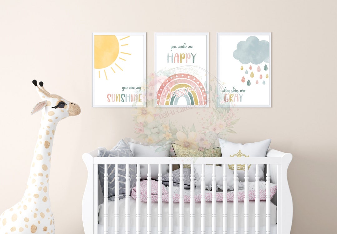 Nursery Wall Art Set of Nursery Prints Nursery Decor You - Etsy
