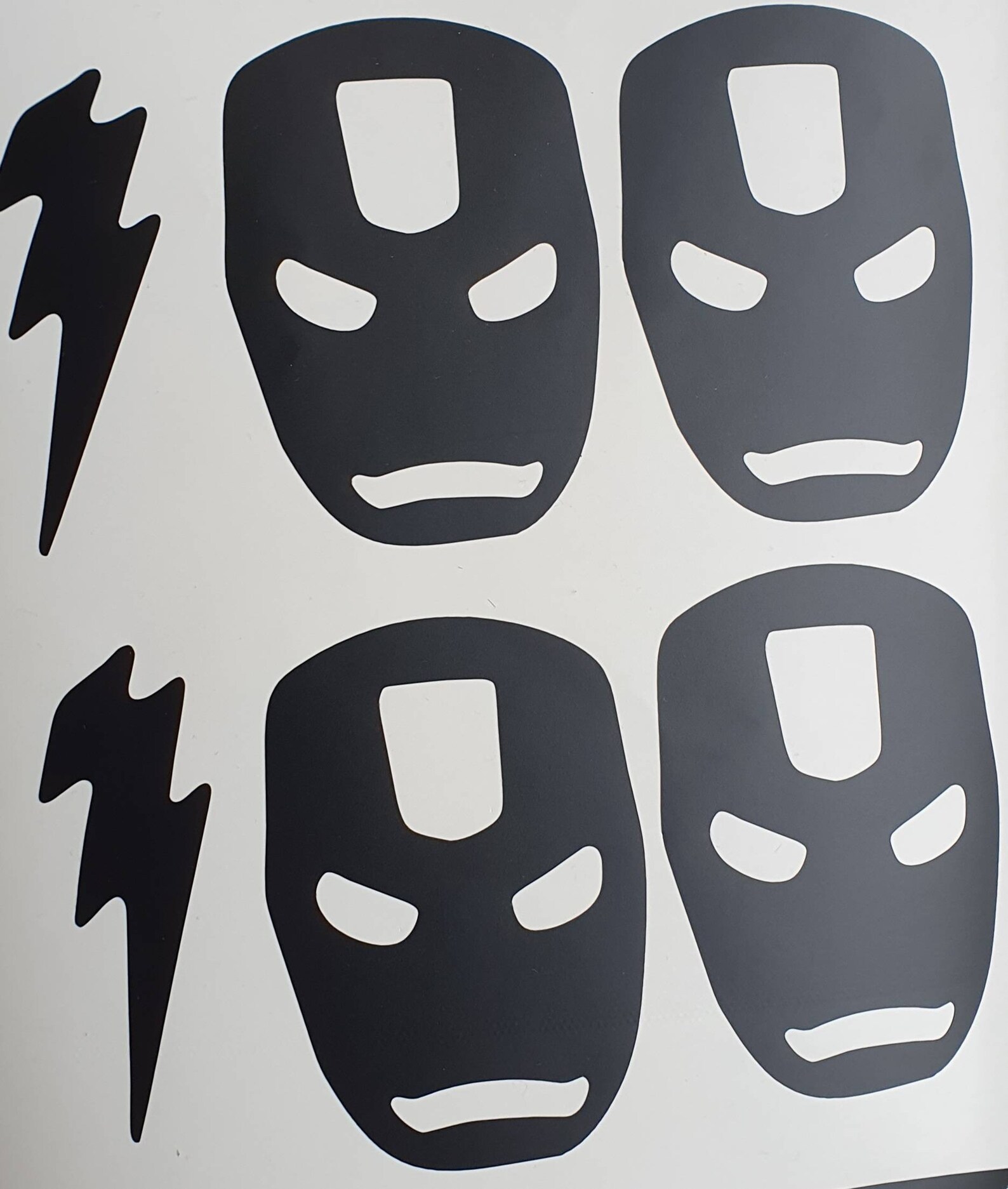 Super Heroes Decals Vinyl Wall Decal Removable Decal Etsy