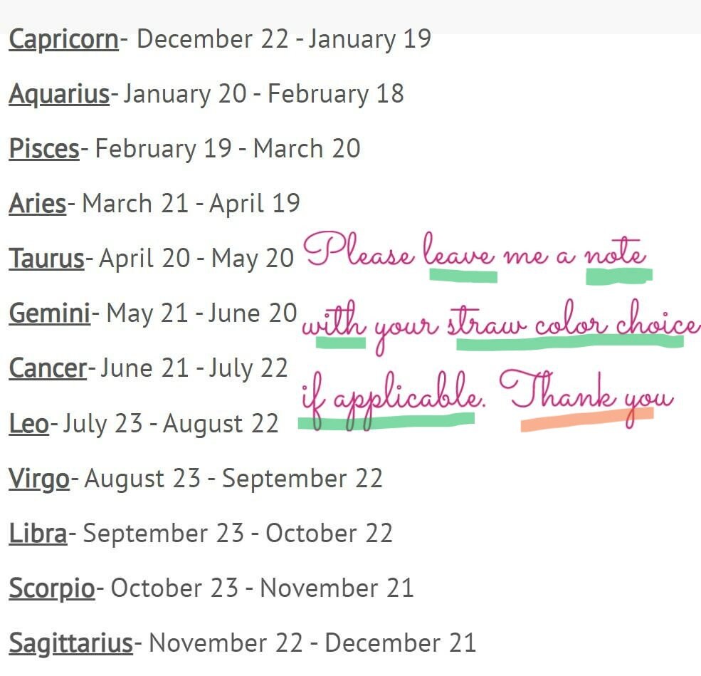 Astrology Zodiac Sign 16 Oz Beer Can Glass Spring Floral Etsy Sweden