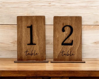Wooden table numbers, wedding table number, table number, table number wedding, rustic wedding, wedding decor, wedding, wedding table