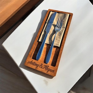 Wooden Сutlery Holder, Restaurant Cutlery Case, Custom Cutlery Holder with Personalization, Wooden Сutlery Folder, Tabletop caddy