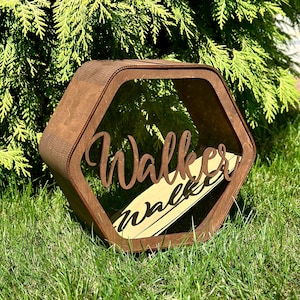 Scatola per biglietti di matrimonio personalizzata per decorazioni di nozze rustiche, scatola in legno con fessura per biglietti e buste, regalo di anniversario unico per lei