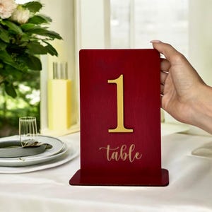 Wooden Wedding Table Numbers | Rustic Country Reception Decorations | Event Signs| Handmade Wooden Signs | Country Wedding Keepsake