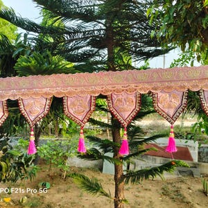 Indian Boho Toran Wall Hanging Home decorative vintage Handmade Toran, Window/ Door valance As Gift Item