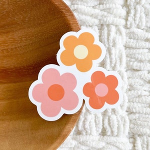 Groovy Flowers Sticker