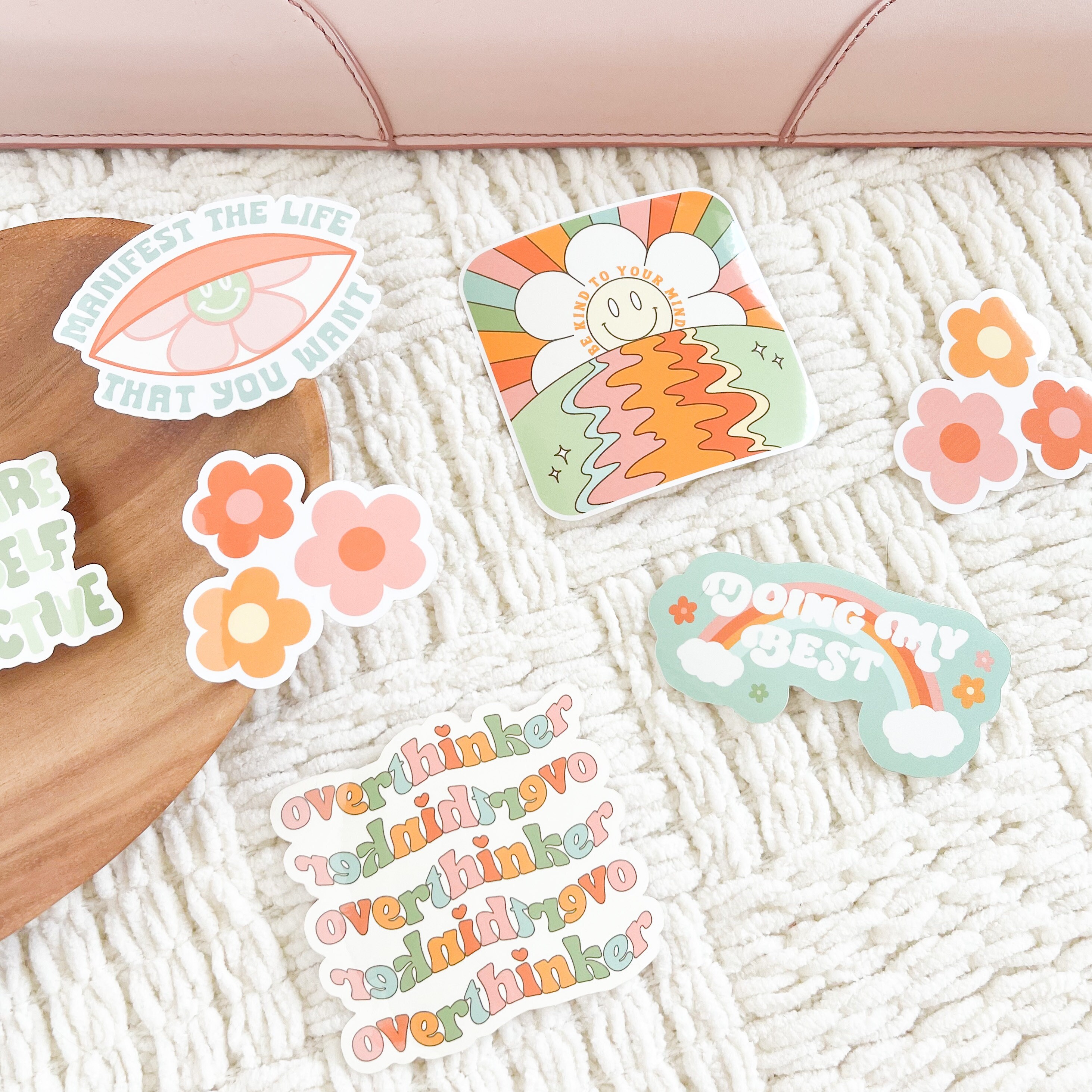 Groovy Flowers Sticker - Etsy