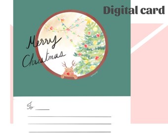 Cute Digital Christmas card