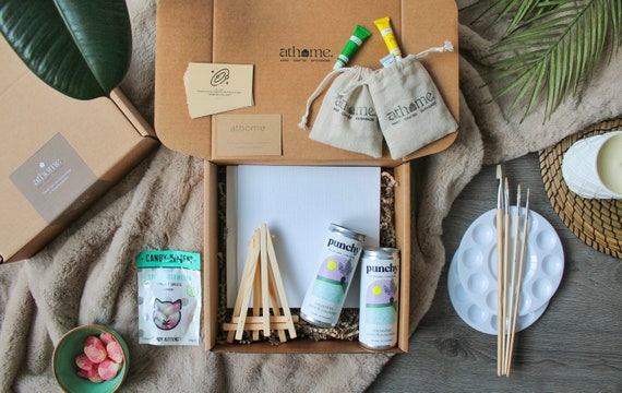 DIY Sip & Paint Home Kit