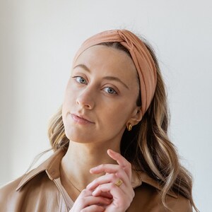 Sylvia Silk Noil Headband image 2