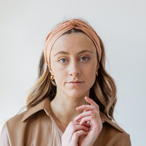 Sylvia Silk Noil Headband image 3