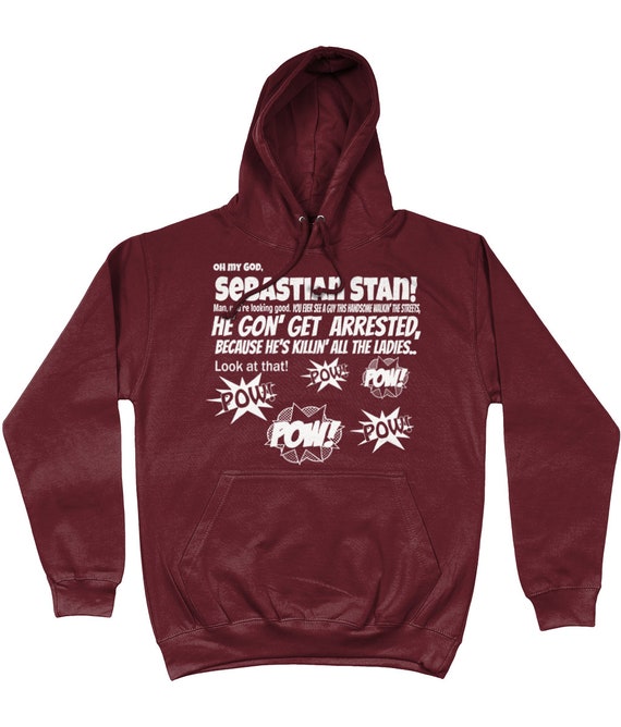 Sebastian Stan Design on a Hoodie Oh My God Sebastian Stan Funny