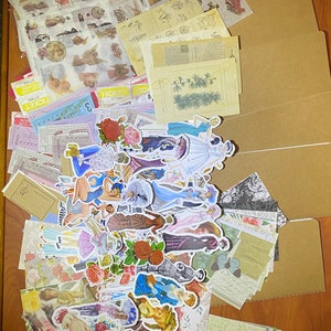 Mystery pack ephemera pack for journaling and stationary for pen pals mystery random blind bags