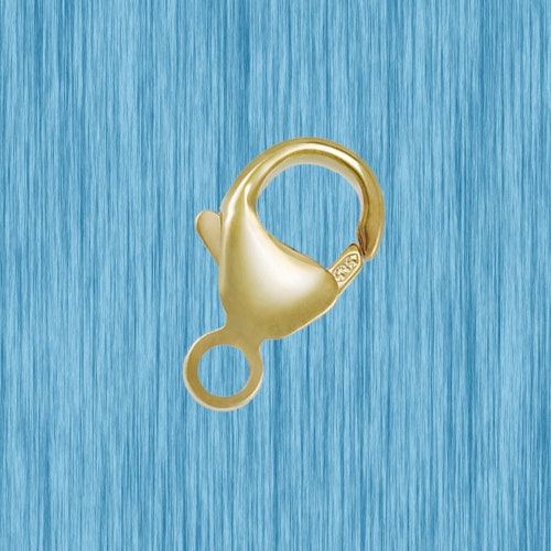 SOLID Real 14k Gold Lobster Claw Clasp & Spring Ring Clasp of Etsy