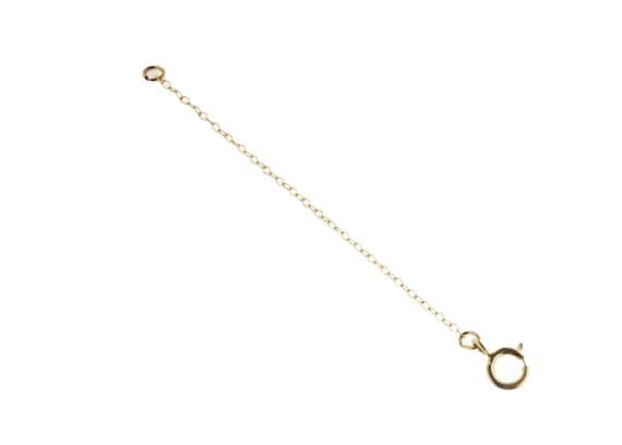 14k Solid Gold 1 inch Chain Extender/ Necklace Extender