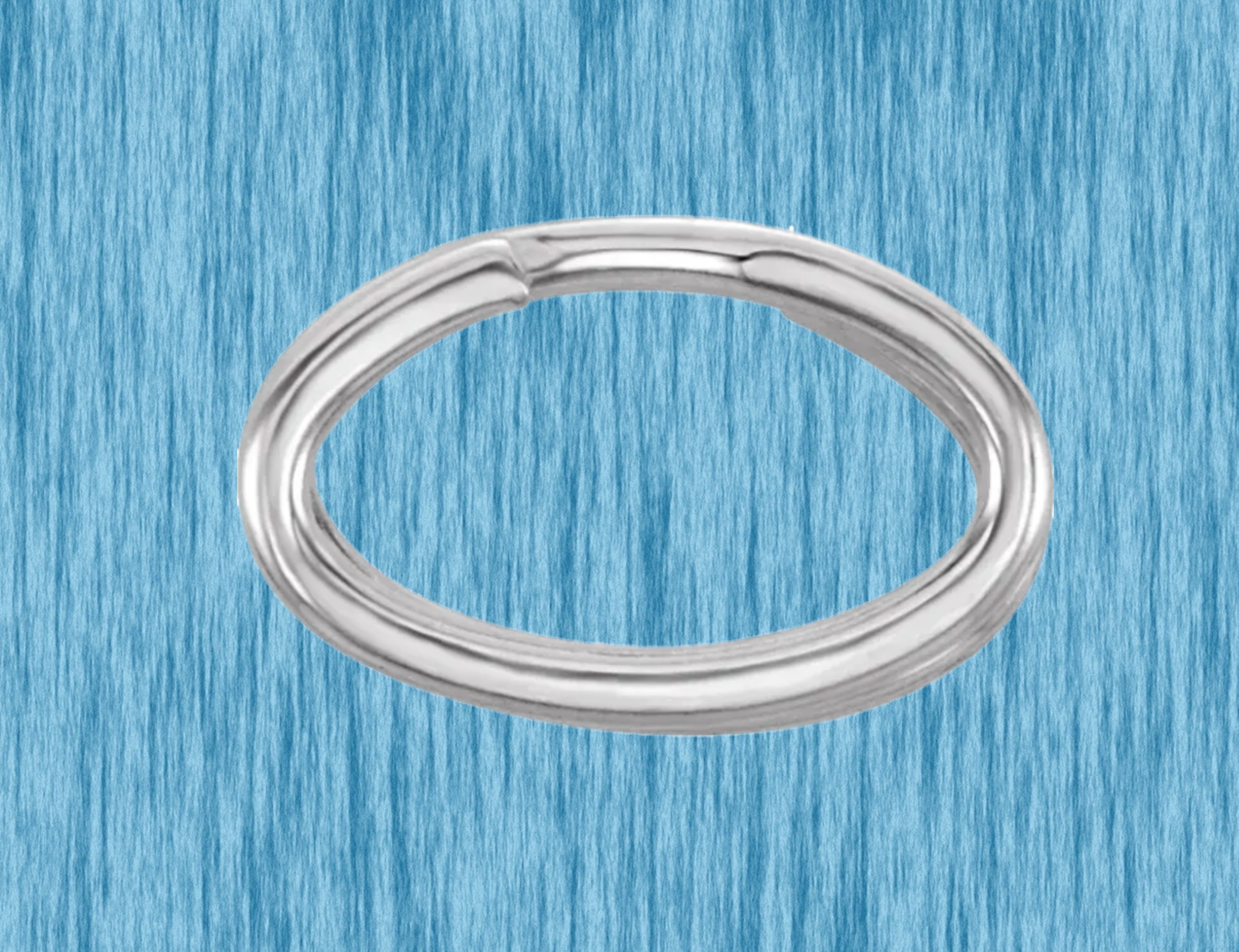 Sterling Silver Oval Split Ring 5.7mm X 3.5mm Connecting Ring Etsy UK