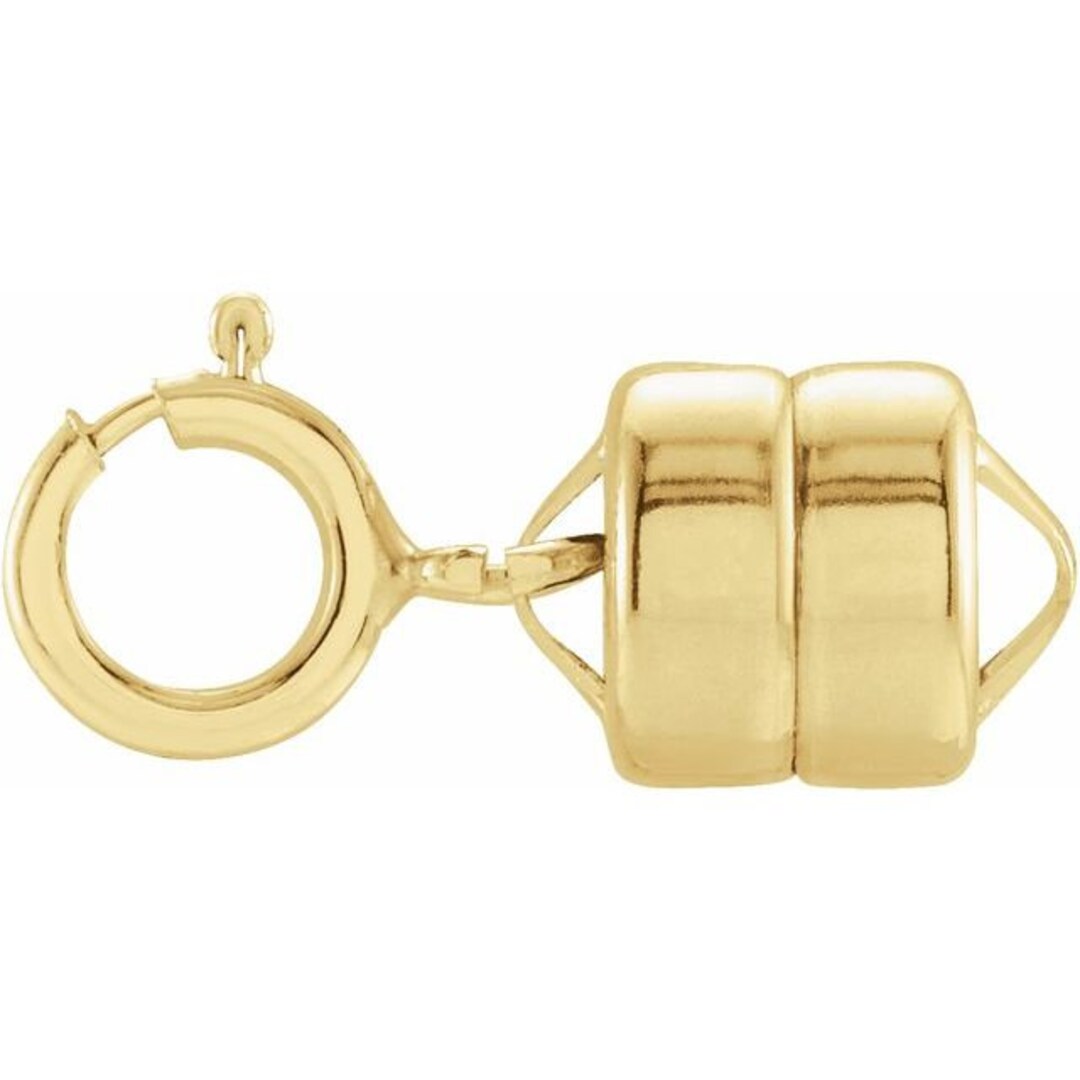 Solid 14k Gold 4.5mm Clasp Barrel Clasp Bracelet or Necklace