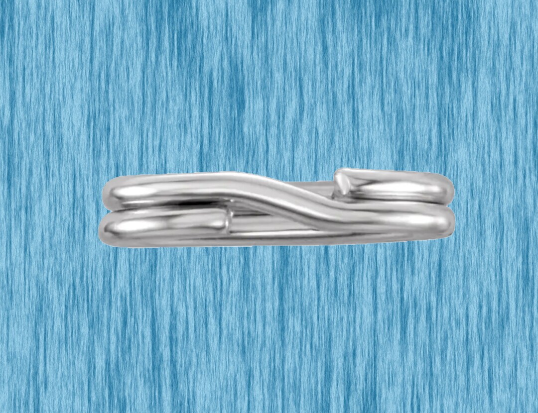 Sterling Silver Oval Split Ring 6.75mm X 5mm Connecting Ring Etsy