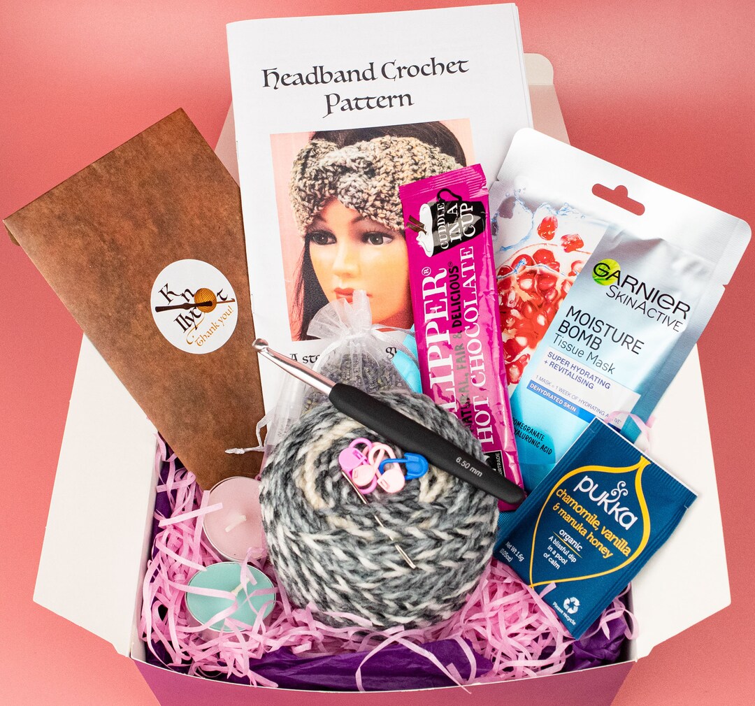 Learn to Crochet Gift Set Relax Stay in Night Calming Etsy UK