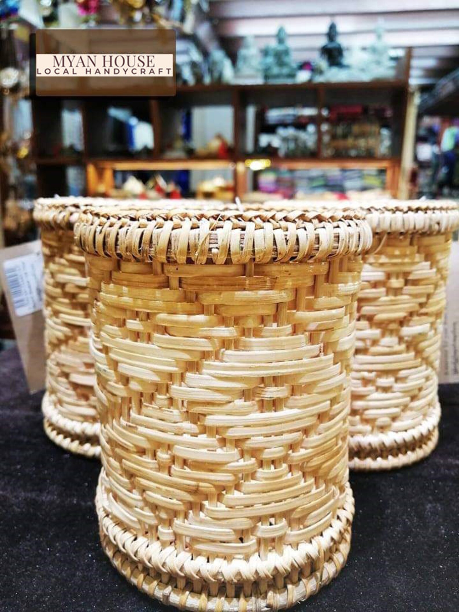 Bamboo Handmade Pen / Pencil Holder Natural Local Product Etsy