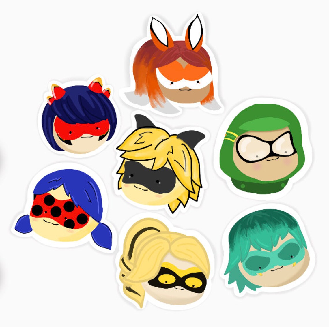 Miraculous Stickers Printable