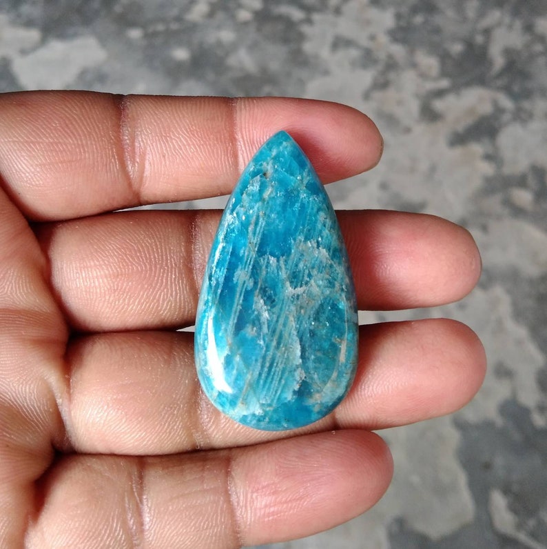 Natural Apatites Cabochons,44X23mm,65.05cts,...B1034