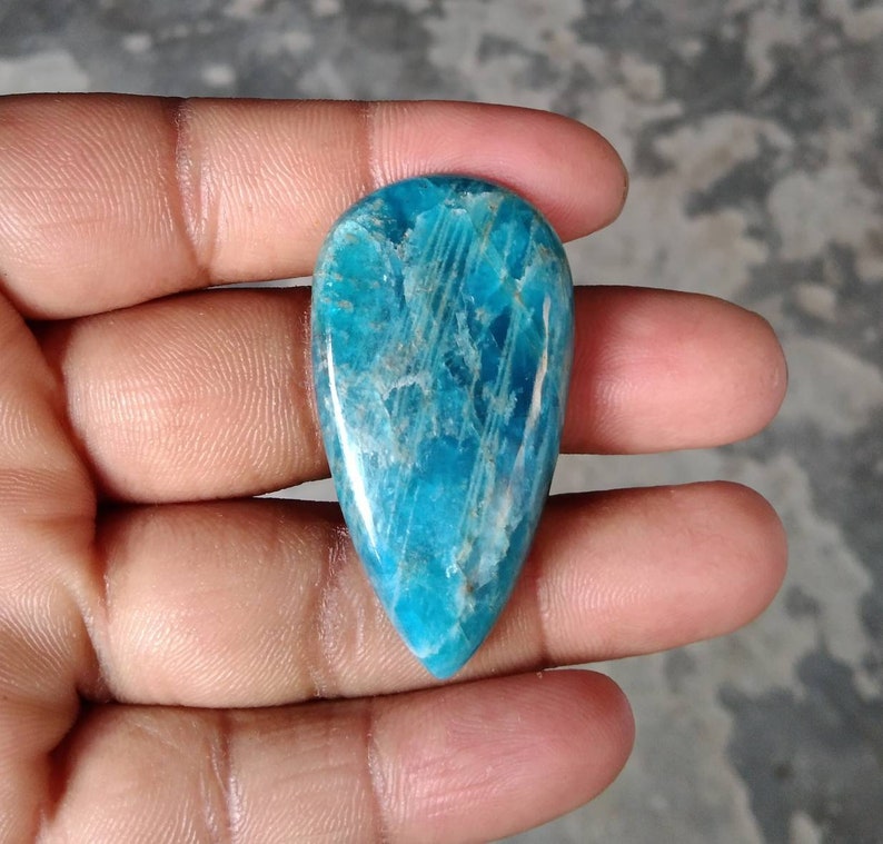 Natural Apatites Cabochons,44X23mm,65.05cts,...B1034