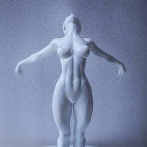1:6 Art Naked Female Women Girl Body Oriental Asia Long Leg Yoga Jump Fly Posture Ballet Dancer Dance Performance Mini