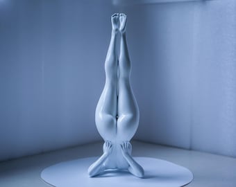 1:5 Art Naked Female Women Girl Body Oriental Asia Long Leg Yoga Jump Fly Posture Ballet Dancer Dance Performance Mini