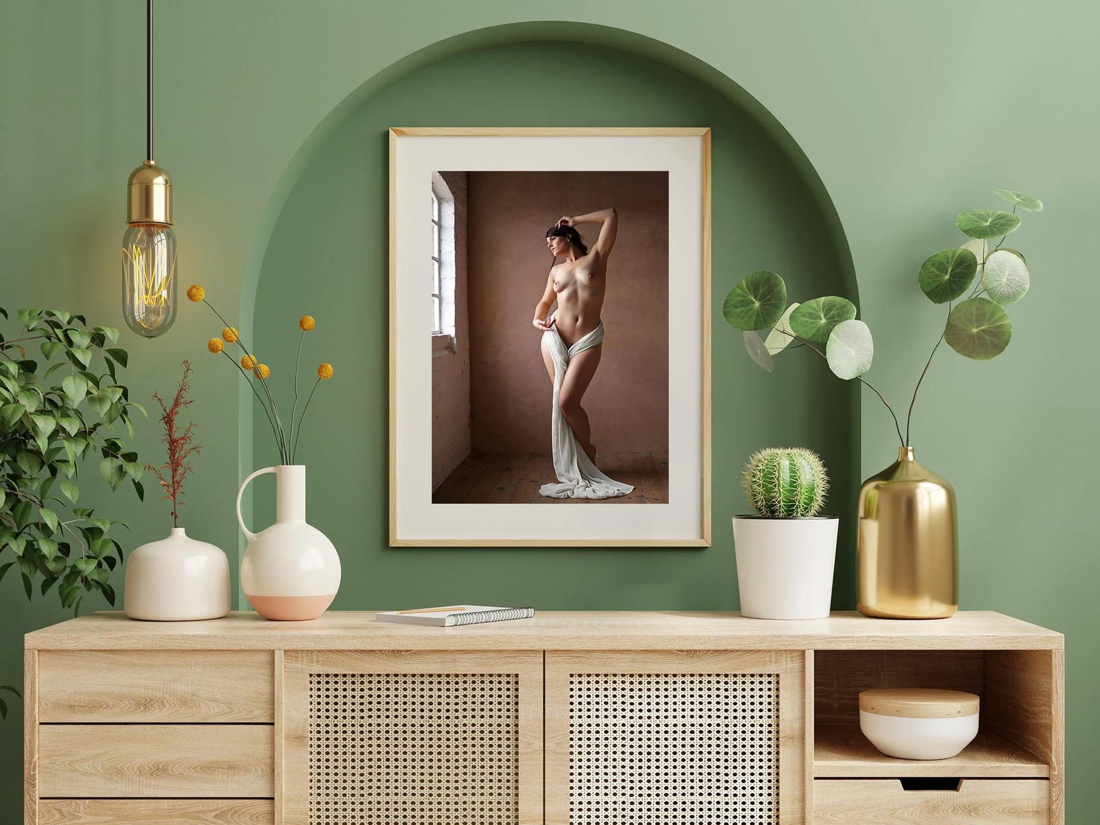 The Statue | Nude Muse Photography | Sensual Photo Print | Classy Nude