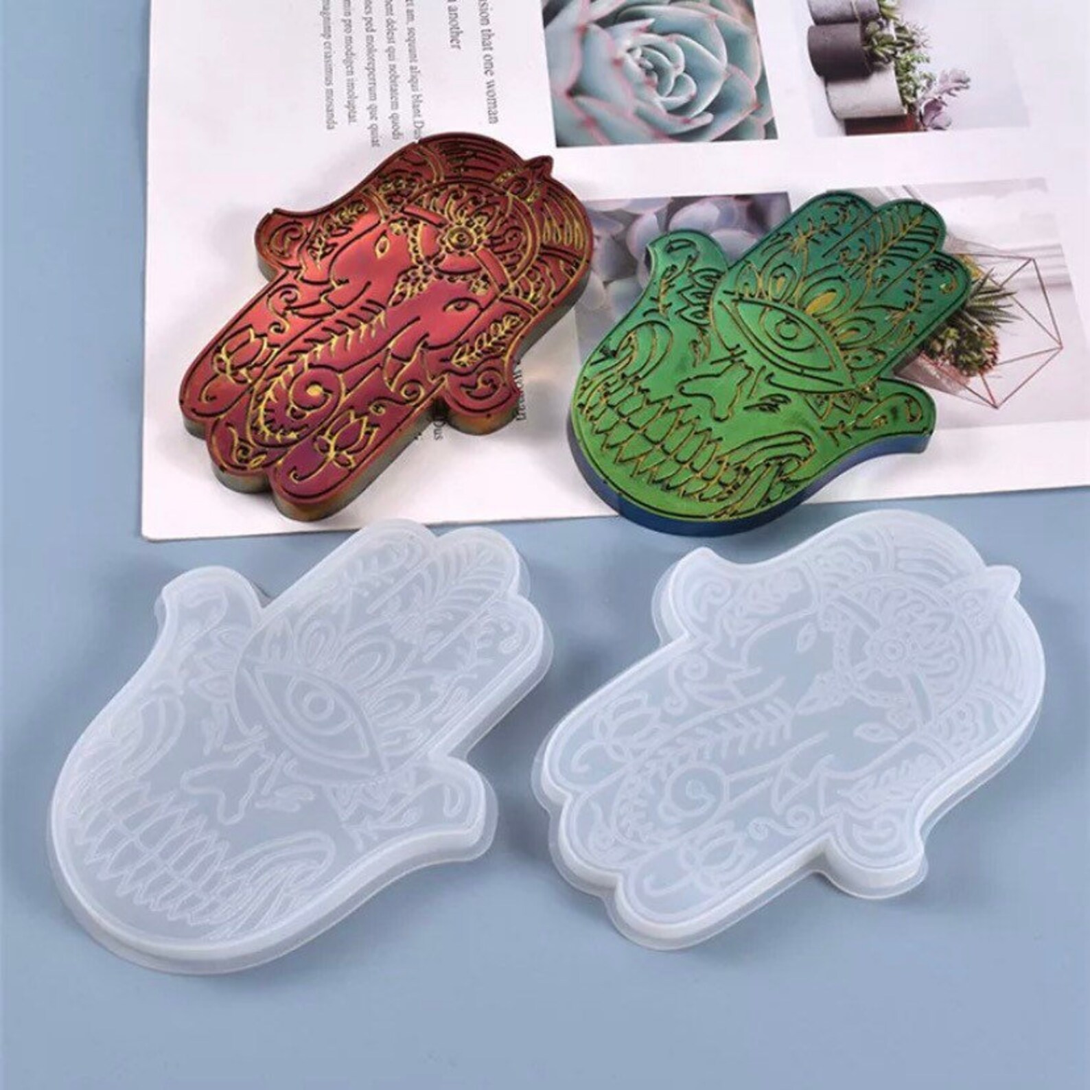 Hand Decorative Mold Hand Mold Silicone Molds Resin Etsy