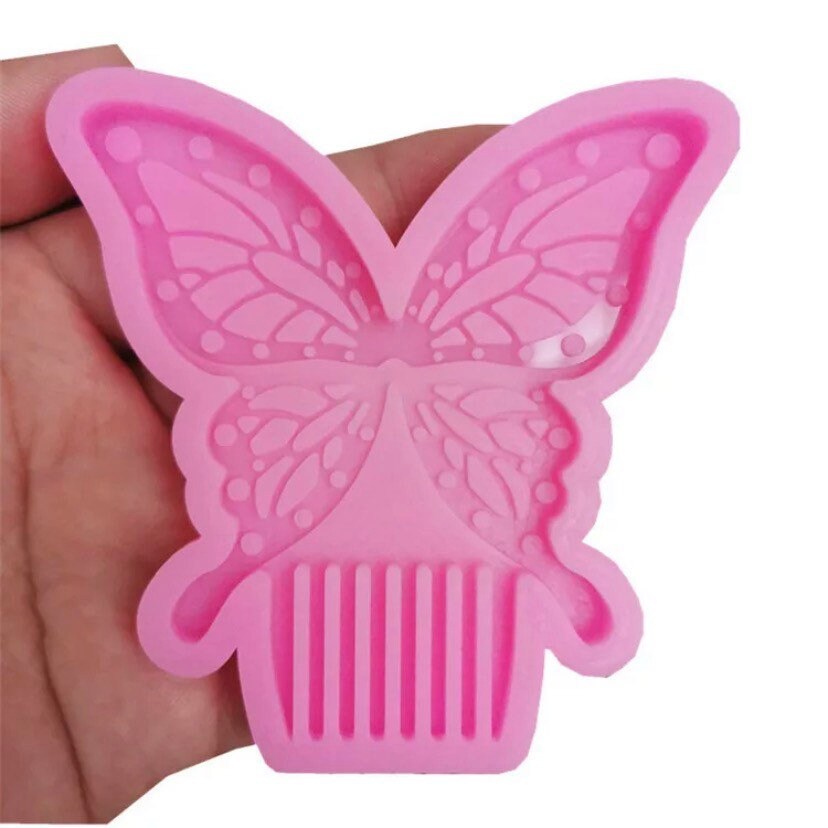 Butterfly Comb Mold Comb Mold Fairy Mold Hair Comb Mold Etsy